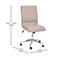 Flash Furniture Taupe Mid-Back Armless LeatherSoft Office Chair GO-21111-TAUPE-GG - alternate 4